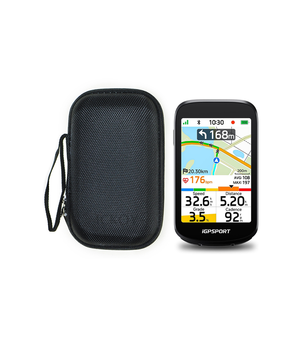Cycling Gear Organizer - ハードキャリングケース ポータブル収納バッグポーチ iGPSPORT BSC500 バイクサイクリング GPS