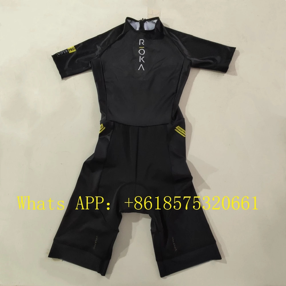 Triathlon Cycling Kit - Roka 男性半袖トライアスロンスーツサイクリングジャージジャンプスーツトライアスロンスピードスーツ Trisuit Ciclismo Hombre Ropa