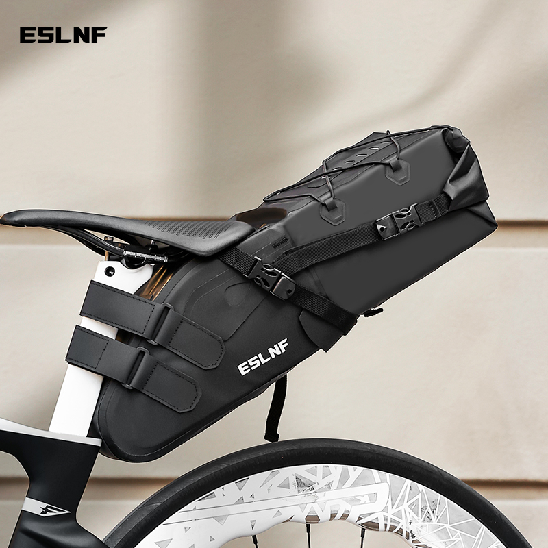 Cycling Gear Organizer - ESLNF反射防水MTB 10L大容量サドルバッグ 自転車バッグ サイクリングバッグ アウトドアスポーツや旅行用
