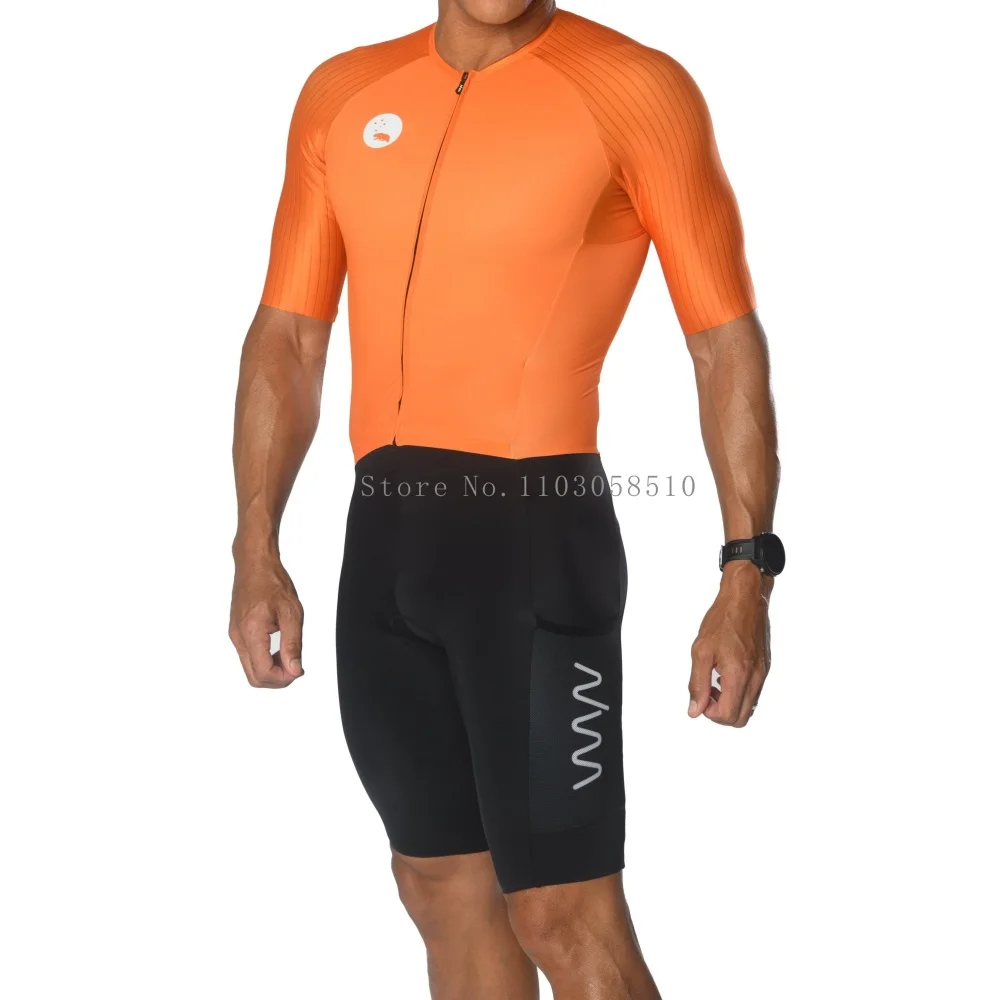 Triathlon Cycling Kit - Wyn Republic トライアスロンスーツ男性サイクリング半袖速乾ジャンプスーツトライスーツスキンスーツ自転車用品モノラル Ciclismo Hombre