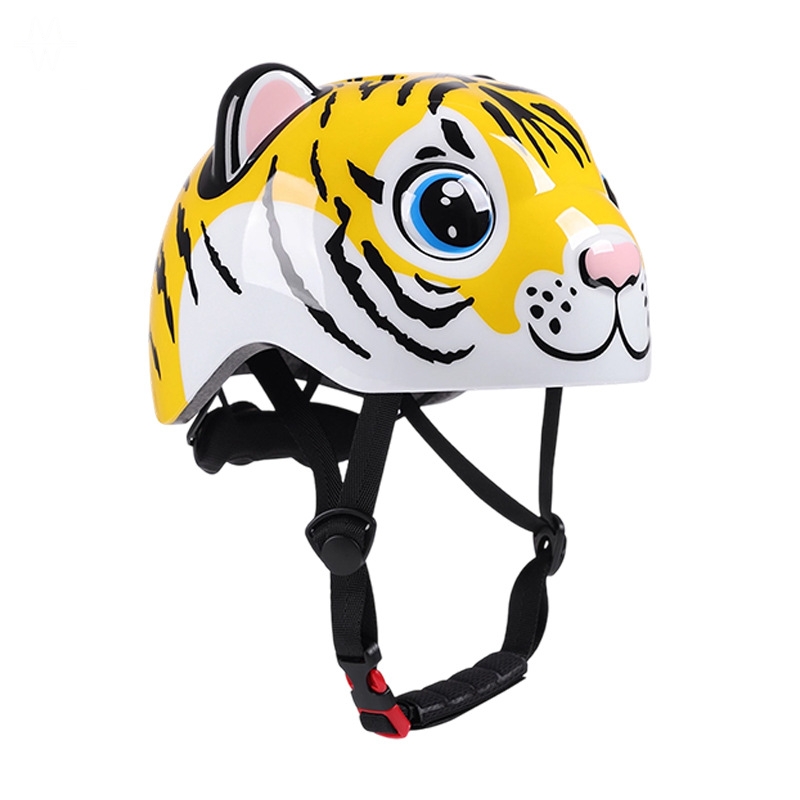Cycling Safety Gear For Kids - かわいいトラ柄幼児用自転車ヘルメット CE CPSC認証済み 調整可能安全ヘルメット 男の子女の子用 2～6歳児
