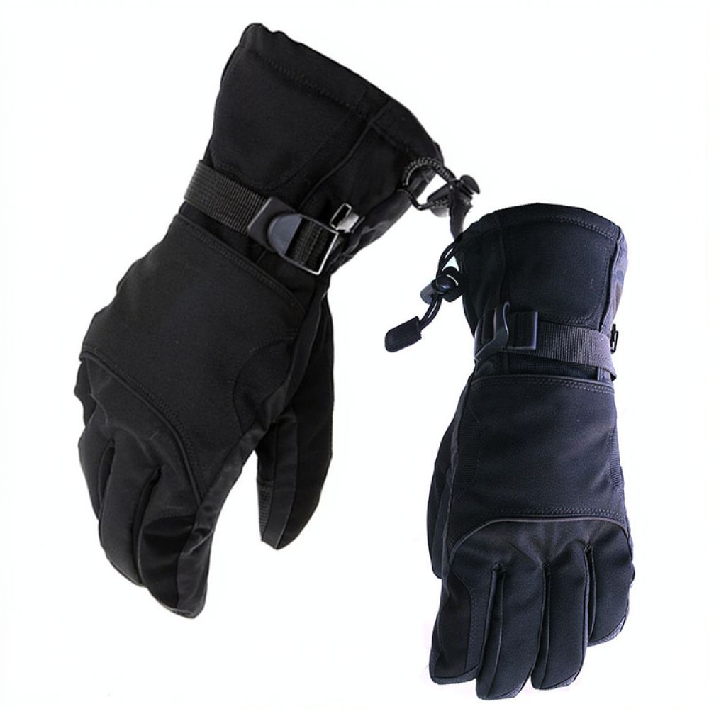 Cycling Gear Cold Weather - 冬の屋外スポーツ用スキーグローブ、防寒・防風機能付きスノーボードミトン、ナイロン製、サイクリングやハイキングに最適、寒冷地での使用に、男女兼用。