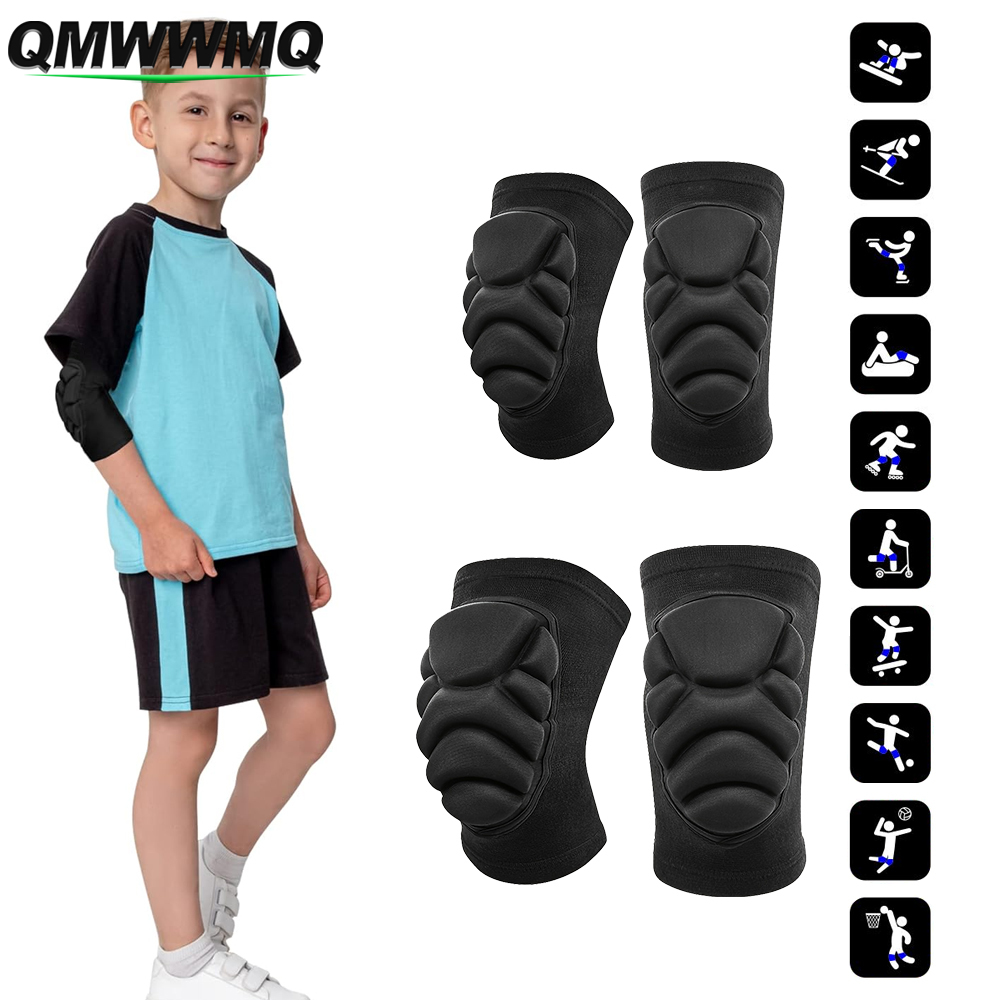 1ペアの子供用保護膝と肘パッドセット、青少年の男の子と女の子 - Cycling Safety Gear For Kids のレビューと価格