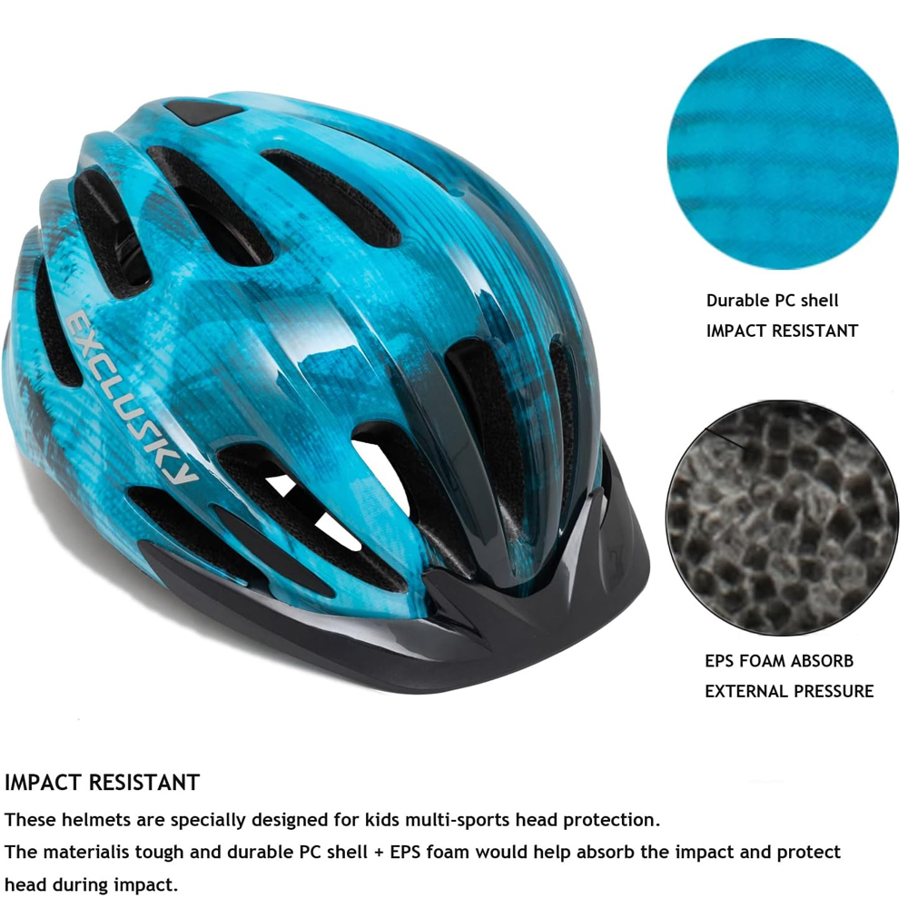 LEDライト付きの子供用自転車ヘルメット。5歳から12歳まで - Cycling Safety Gear For Kids のレビューと価格