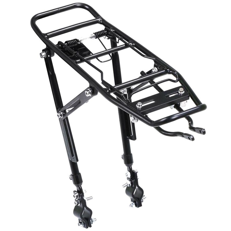 1PC 合金リア自転車ラックキャリアバッグ荷物サイクルマウン - Cycling Gear Organizer のレビューと価格
