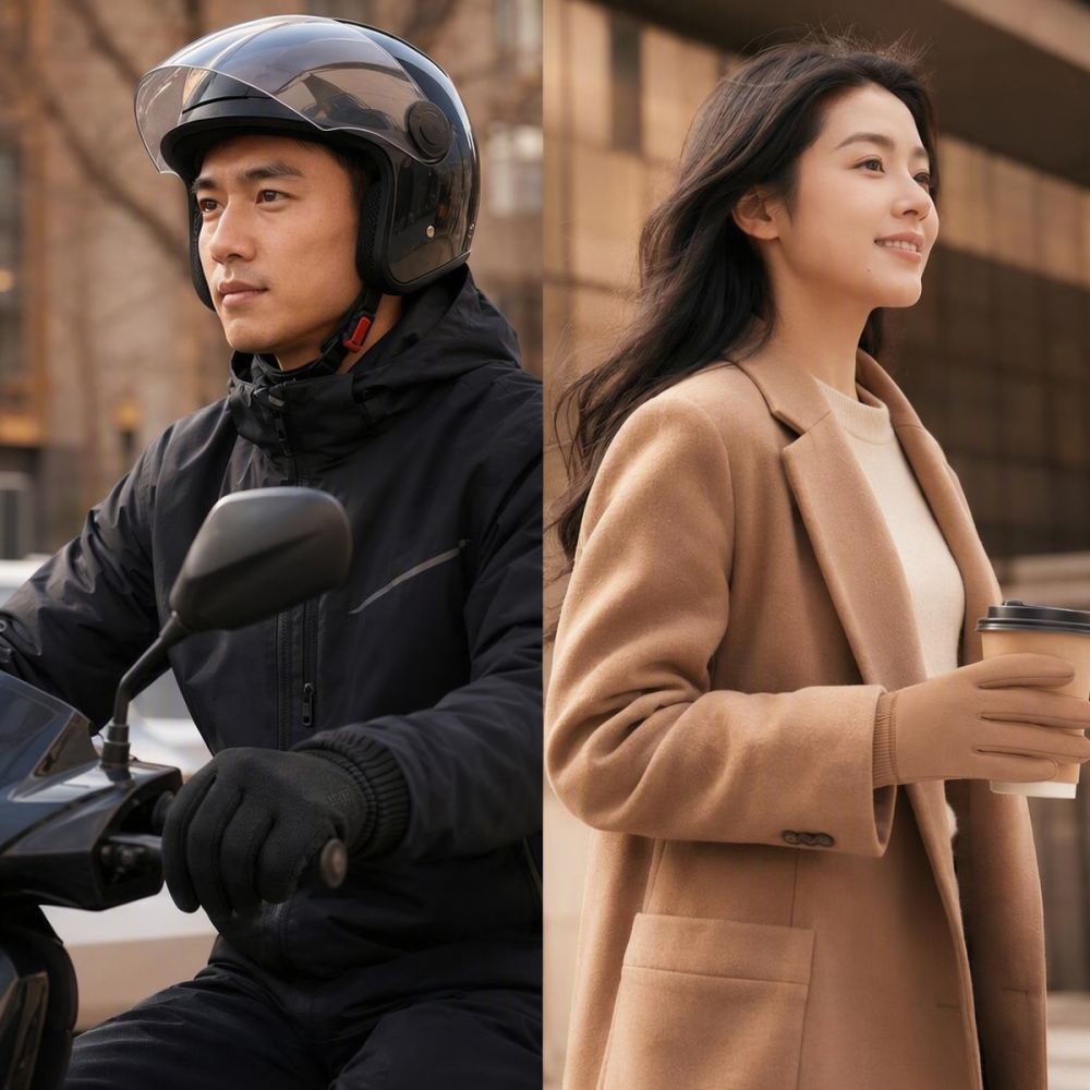 冬用 あたたかい手袋、指先が開いたタイプ、タッチスクリーン対 - Cycling Gear Cold Weather のレビューと価格