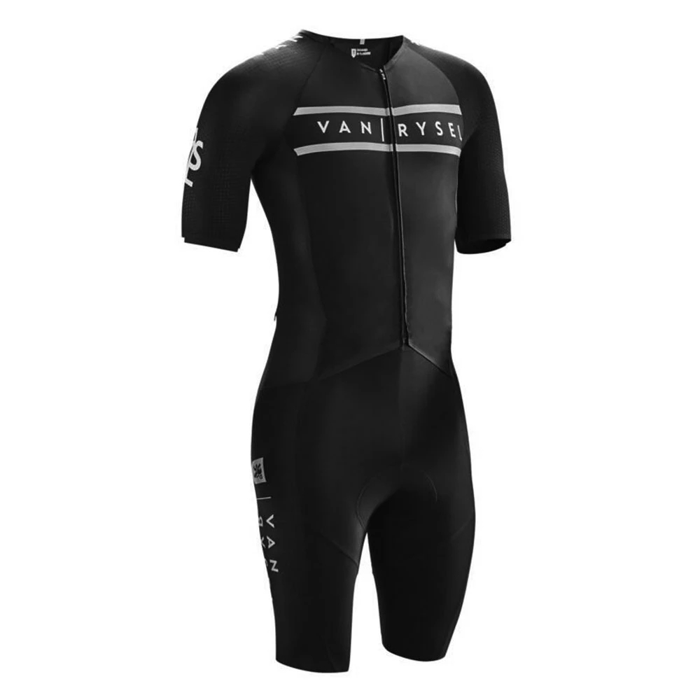 Vanrysel ホワイト/ブラック ワンピース トライアス - Triathlon Cycling Kit のレビューと価格