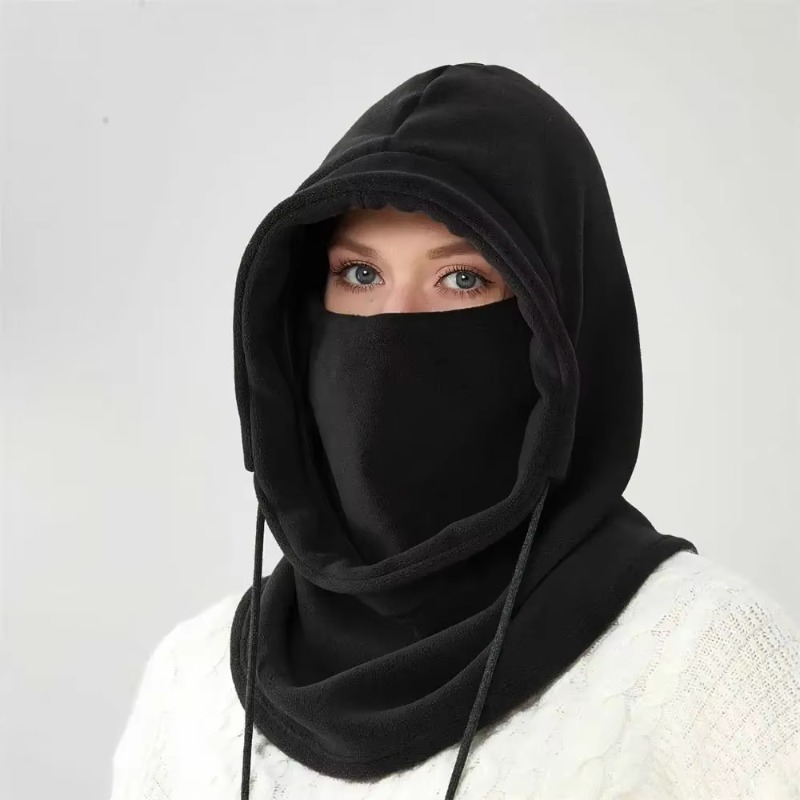 冬用バラクラバ、防風・保温性に優れたフード付きマフラー。スキ - Cycling Gear Cold Weather のレビューと価格