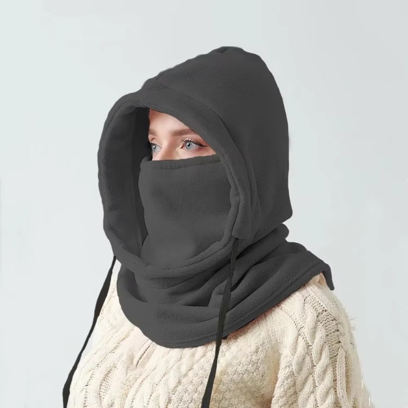 冬用バラクラバ、防風・保温性に優れたフード付きマフラー。スキ - Cycling Gear Cold Weather のレビューと価格