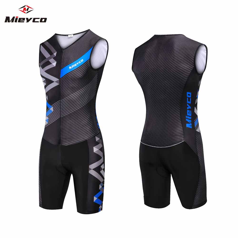 メンズノースリーブエアロレーシングスーツ、パッド入りトライア - Triathlon Cycling Kit のレビューと価格