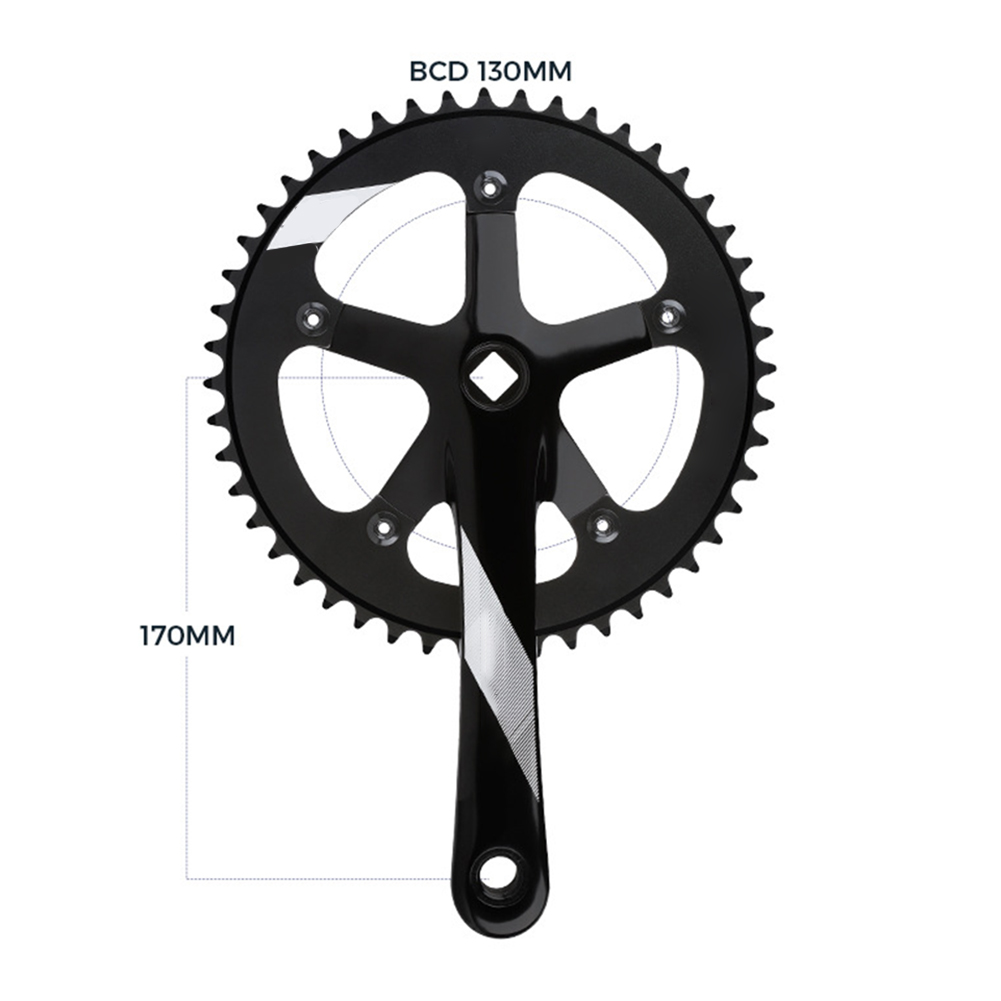 7075アルミニウム合金製170mmクランクセット、BCD1 - Cycling Gear Design のレビューと価格