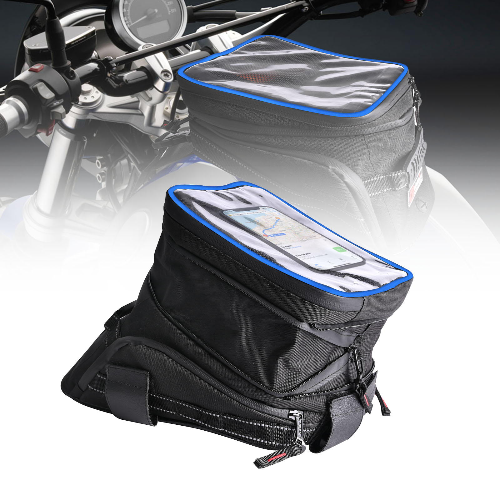 伸縮性のあるオートバイのバックパック,ワイヤレスディスプレイ - Cycling Gear Organizer のレビューと価格