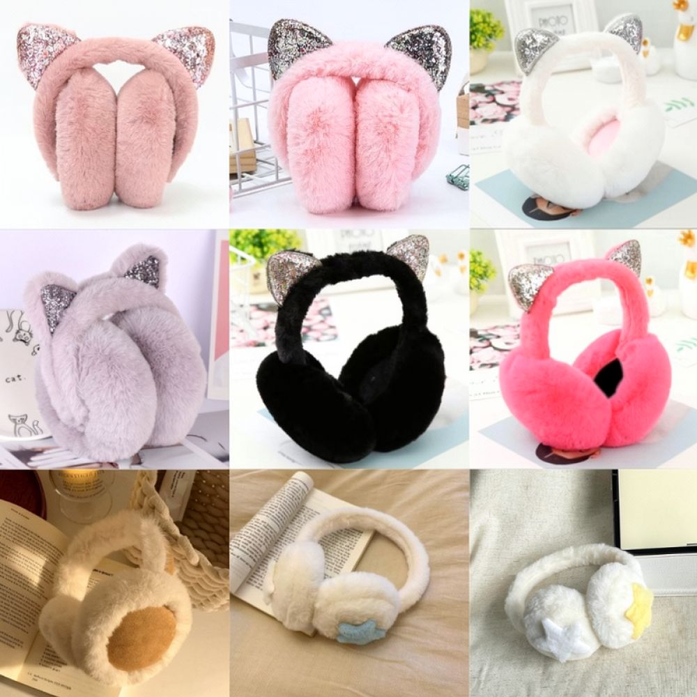 柔らかい素材のふわふわイヤーマフ。子供用、冬用、防寒用。厚手 - Cycling Gear Cold Weather のレビューと価格