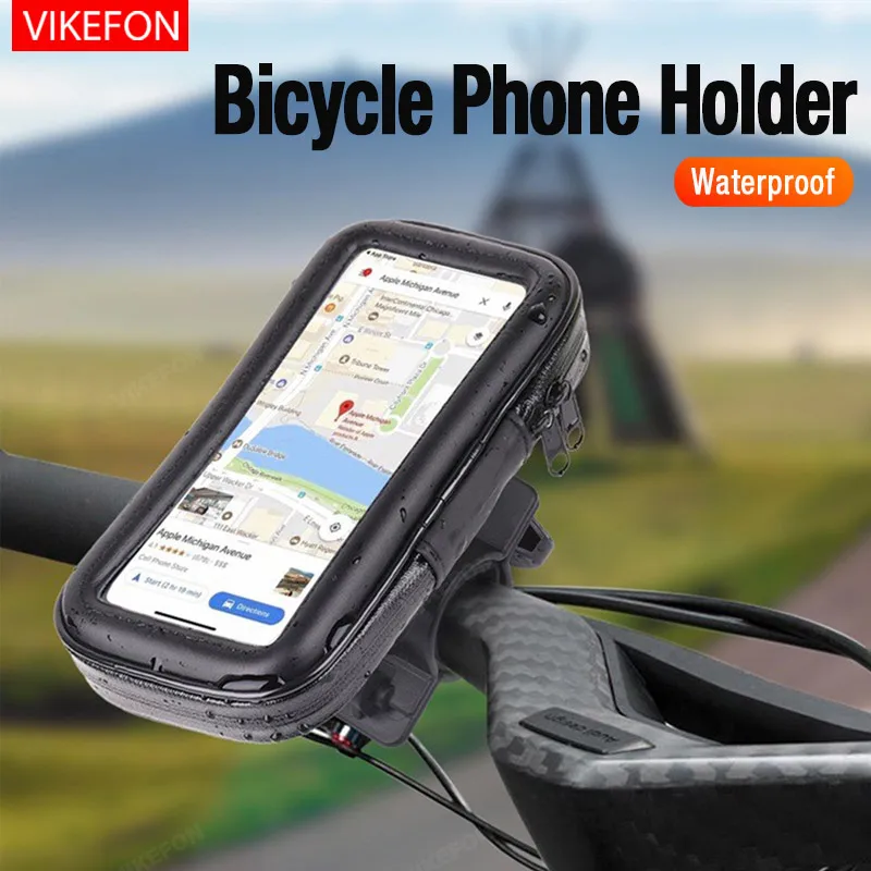 自転車やオートバイ用の電話ホルダー,タッチスクリーン,GPS - Cycling Gear Organizer のレビューと価格