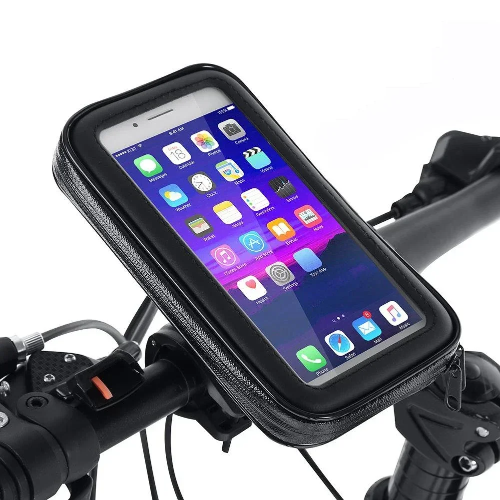 自転車やオートバイ用の電話ホルダー,タッチスクリーン,GPS - Cycling Gear Organizer のレビューと価格