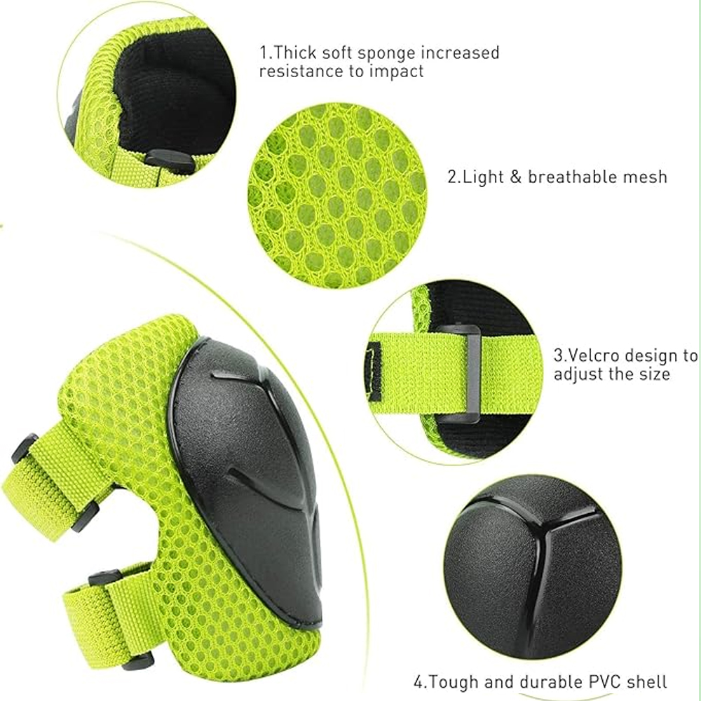 子供用保護具：子供用膝パッドと肘パッド、リストガード付きセッ - Cycling Gear Design のレビューと価格